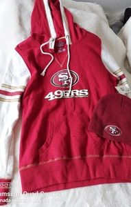 Majestic hoodie and knit hat